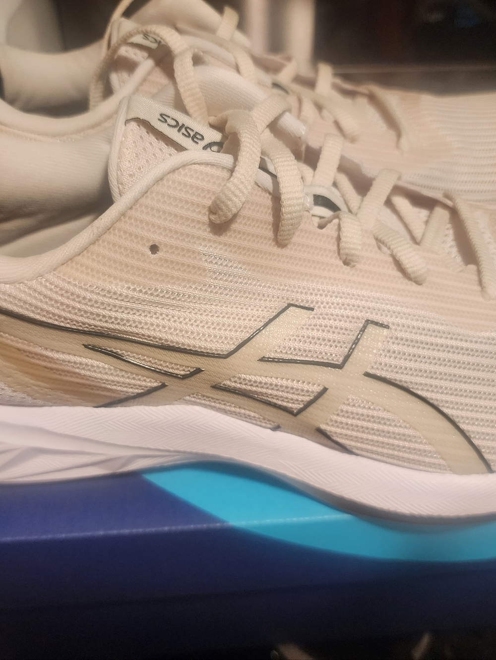 Asics Neutral Beige Versa Blast Mesh Running Sneakers
